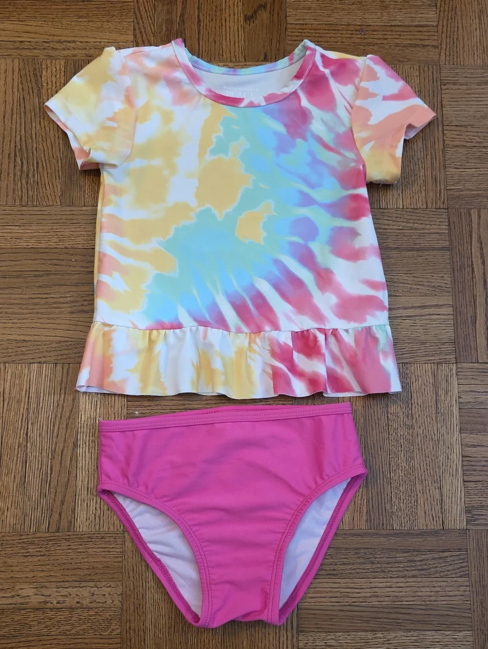 Tie Dye Rash Guard Set, 4t